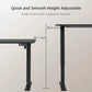 Electric Height Adjustable Standing Desk – 55" x 24", with Memory Presets