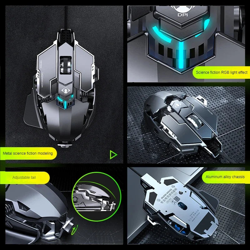 9-Key Wired Gaming Mouse