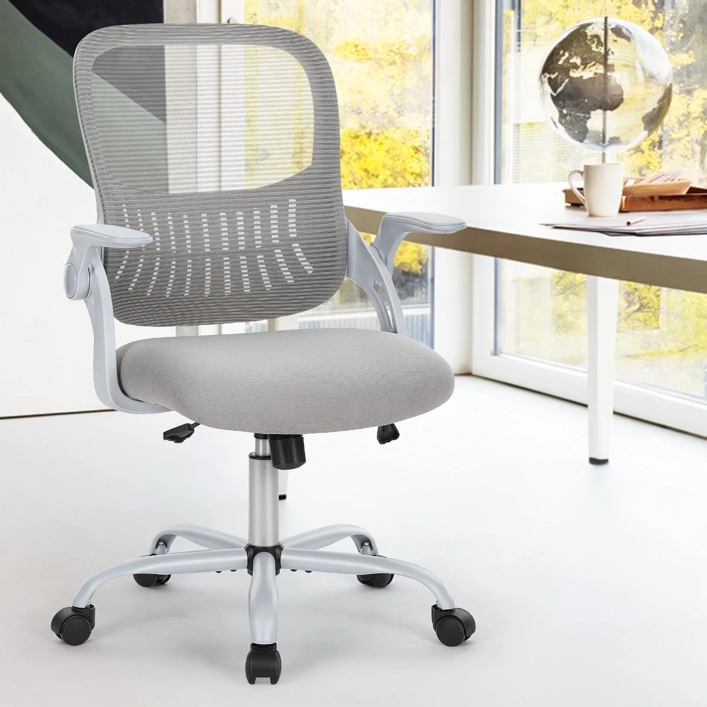 JHK Ergonomic Mesh Office Chair with Adjustable Height & Swivel Wheels