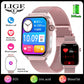 LIGE 2025 ECG+PPG Smart Watch – Health Monitor with Bluetooth Call