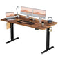 Electric Height Adjustable Standing Desk – 63" x 24", Brown