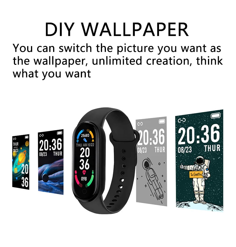 M6 Smart Fitness Watch