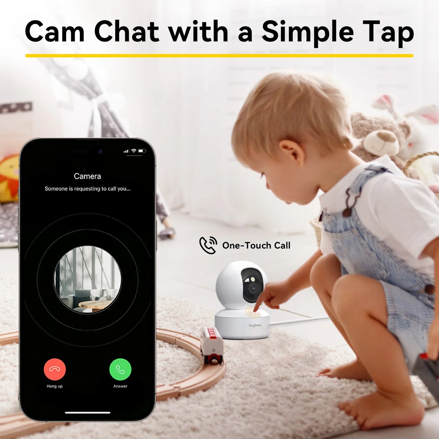 BoyKeep 3MP Smart WiFi Security Camera