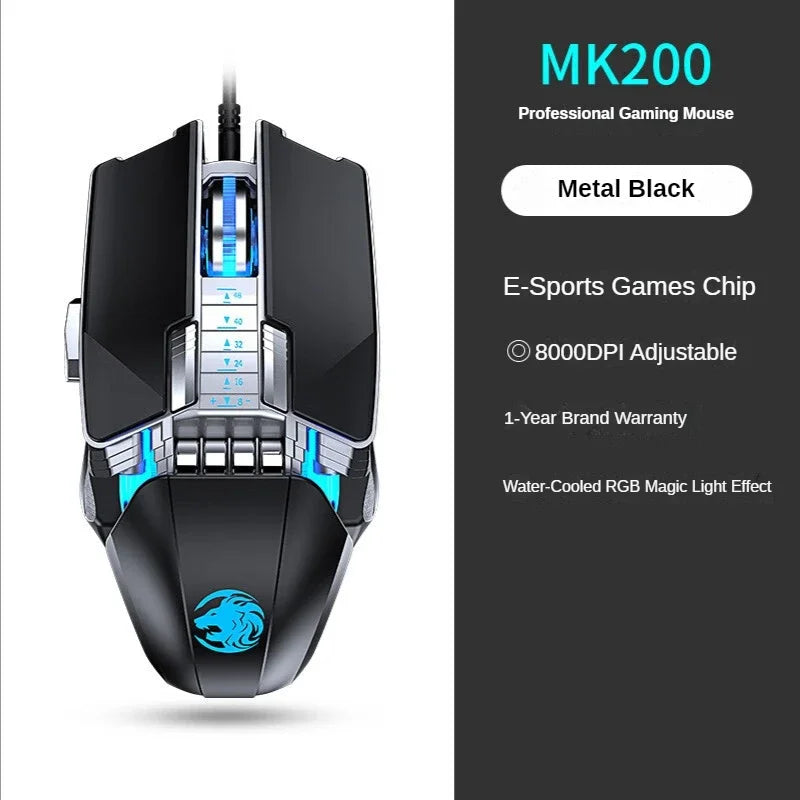 9-Key Wired Gaming Mouse