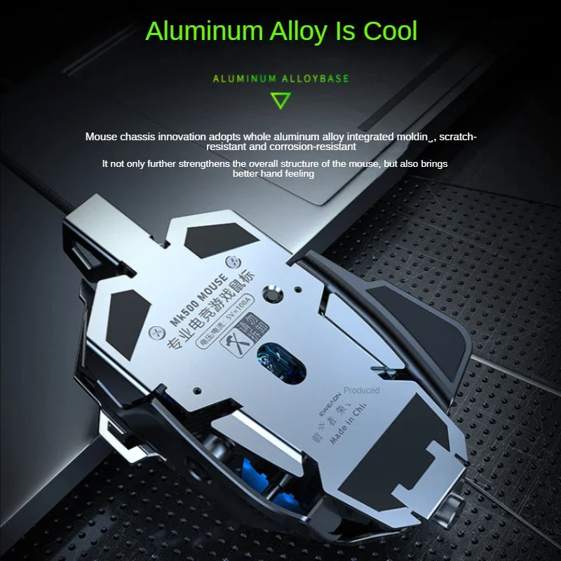 9-Key Wired Gaming Mouse