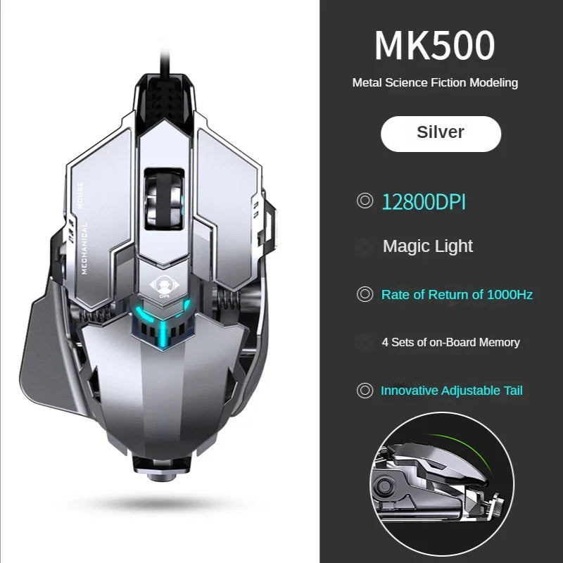 9-Key Wired Gaming Mouse