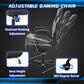 JHK Ergonomic PU Leather Gaming Chair with Flip-Up Armrests