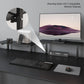 Electric Standing Desk with 2 Adjustable Monitor Shelves & Memory Controller